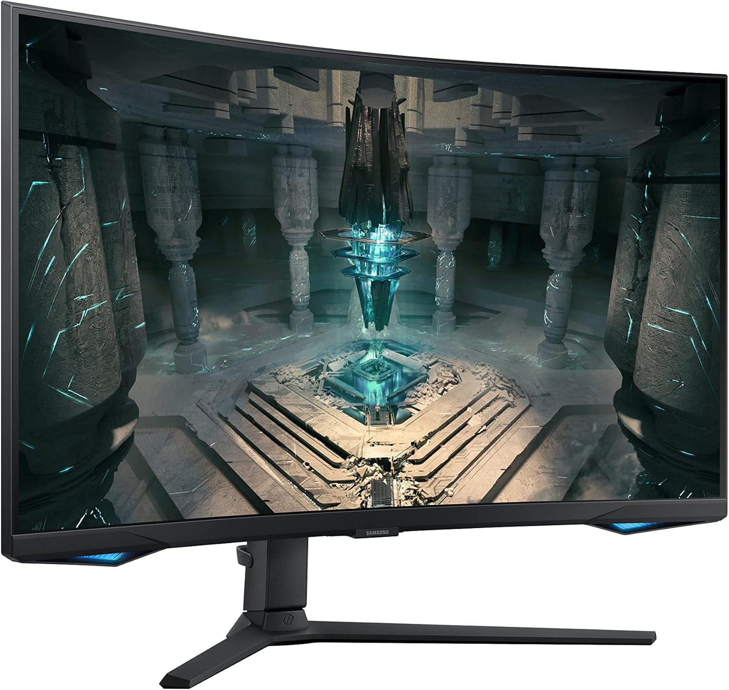 Samsung 32" Odyssey QHD G65B Curved Gaming Monitor, 240Hz, 1ms (GTG), HDR 600, Gaming Hub, 1000R, AMD FreeSync Premium Pro, LS32BG652ENXGO