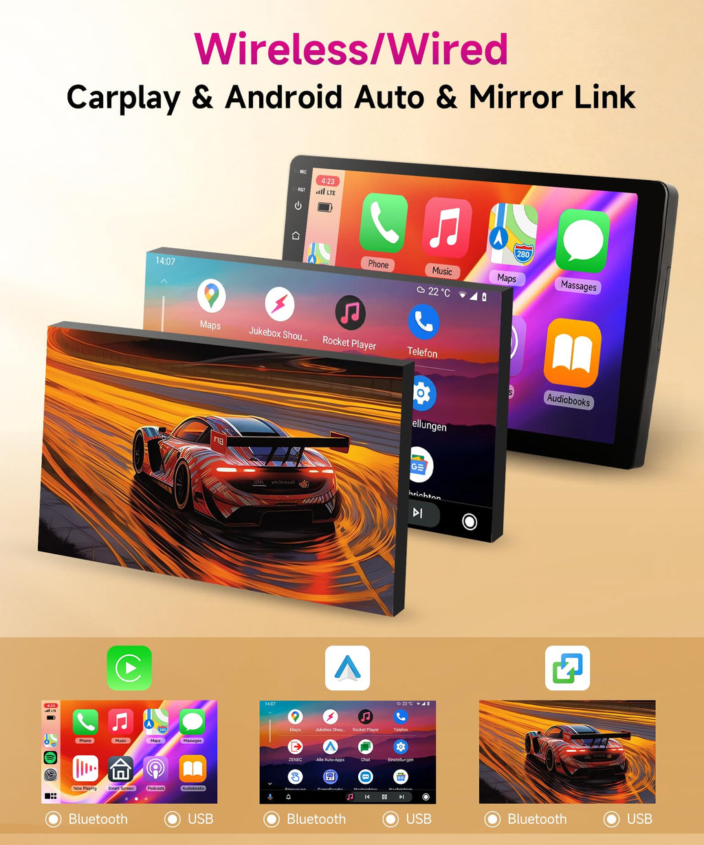 4G+64G Wireless Carplay Android Car Radio for Mercedes Benz S Class W220 VV220 1998-2005 9 Inch Radio with Android Auto GPS Navi WiFi Mirror Link Bluetooth FM/RDS/32 EQ/USB/SWC Rear Camera