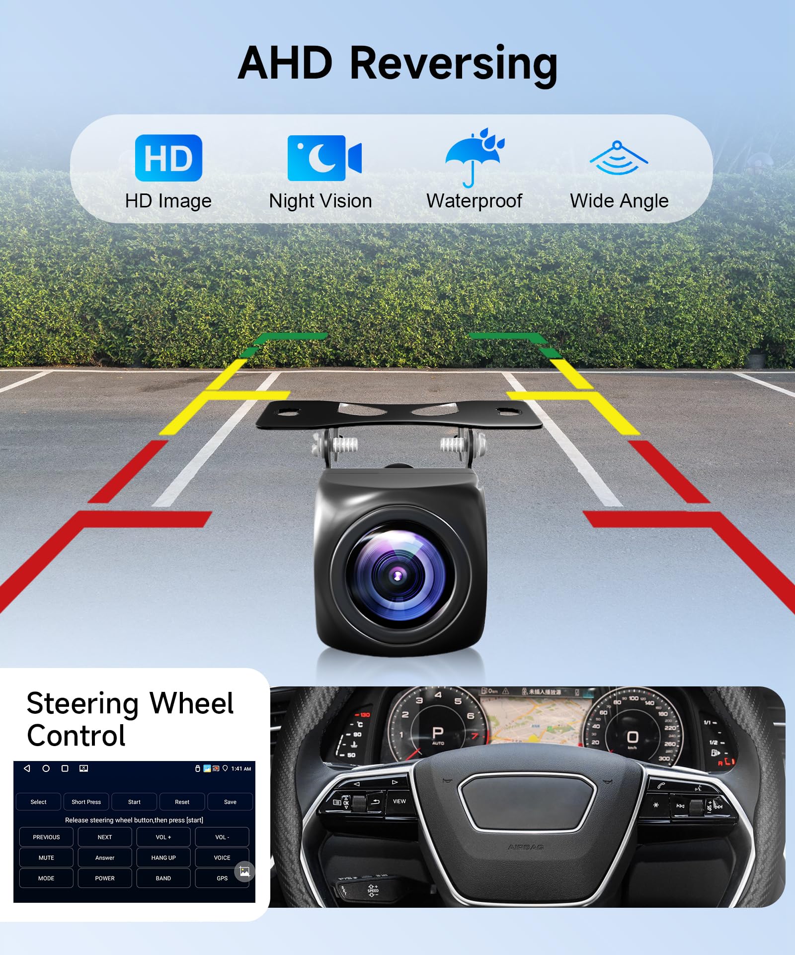 2G+64G Wireless Carplay Android 13 Car Radio 2 Din for Peugeot 2008 208 2012-2018 with Android Auto GPS Navi WiFi 10.1 Inch Car Radio with Bluetooth FM/RDS Radio USB/EQ/SWC Rear Camera