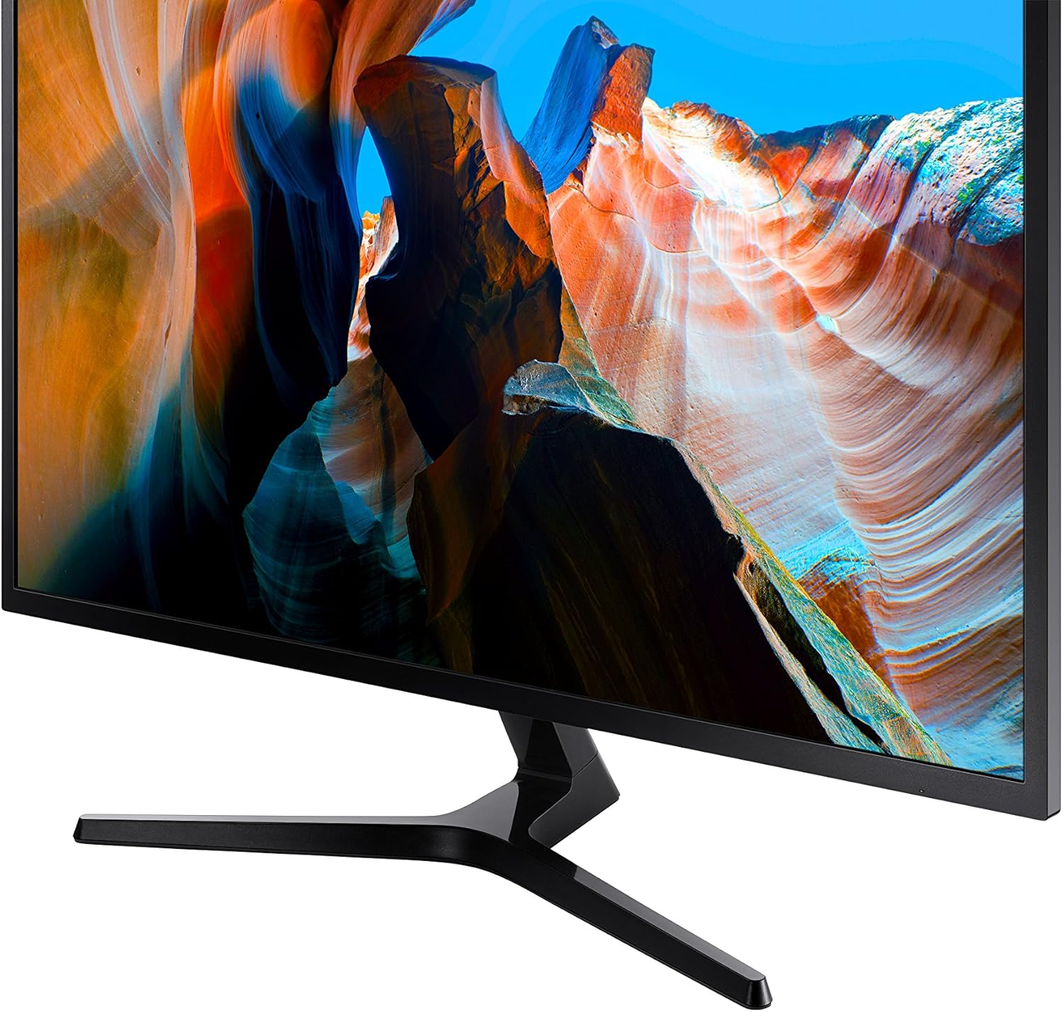 SAMSUNG 32" UJ59 Series 4K UHD (3840x2160) Computer Monitor,VA Panel, HDMI, Display Port, Eye Saver/Flicker Free Mode, FreeSync, LU32J590UQNXZA, Black