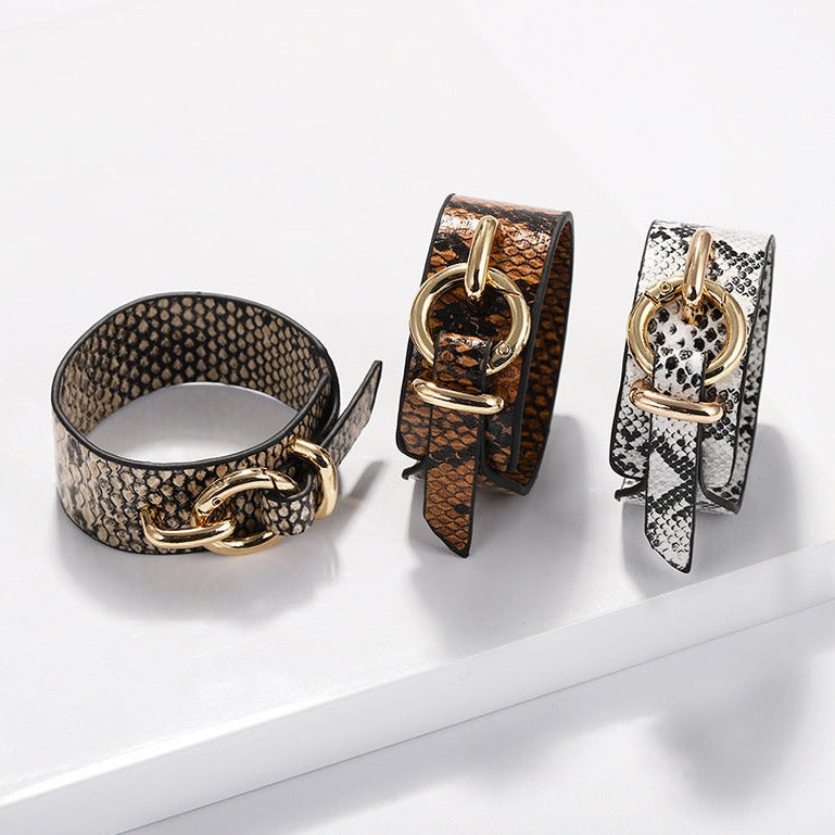 Pulseira de Couro Minimalista