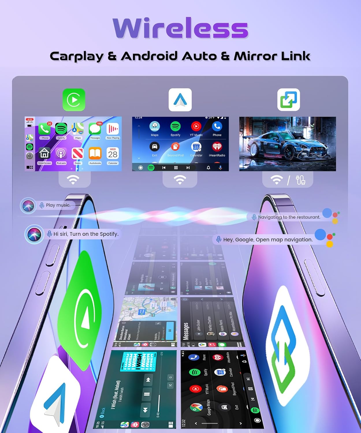 4G+128G Wireless Carplay Android Car Radio for Seat Ibiza 6J IV 2009-2014 9 Inch Incell Screen Car Radio with Android Auto GPS Navi WiFi Mirror Link Bluetooth FM/RDS EQ/SWC Rear Camera