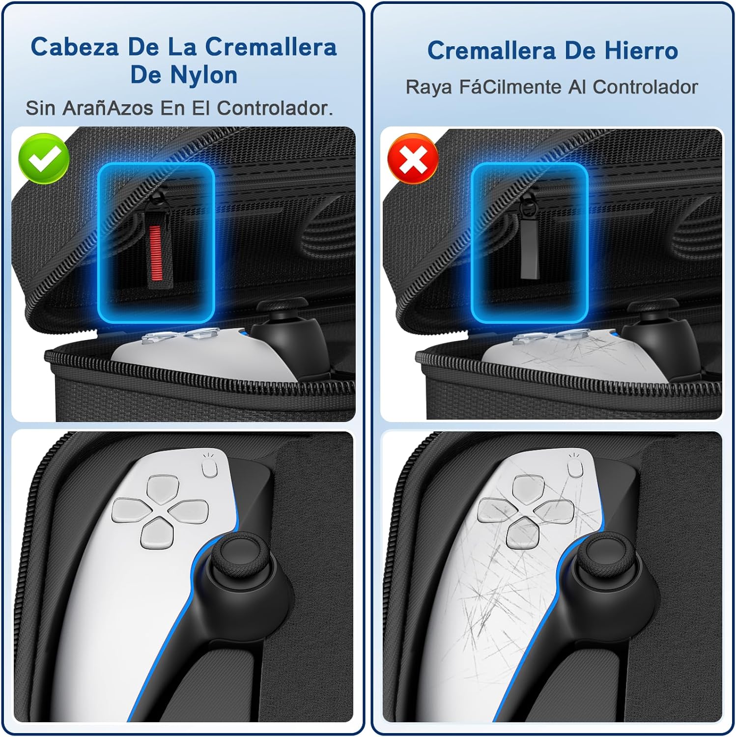 daydayup Funda de Transporte Compatible con PlayStation Portal Remote Player, Funda para PlayStation Portal con Bolsillo con Cremallera, Bolsa de Mano de Juegos para PS Portal (Negro)