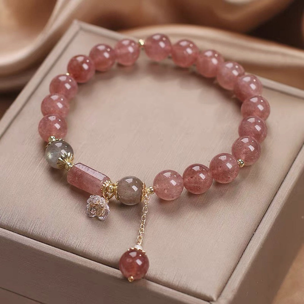 Strawberry Quartz Bracelet