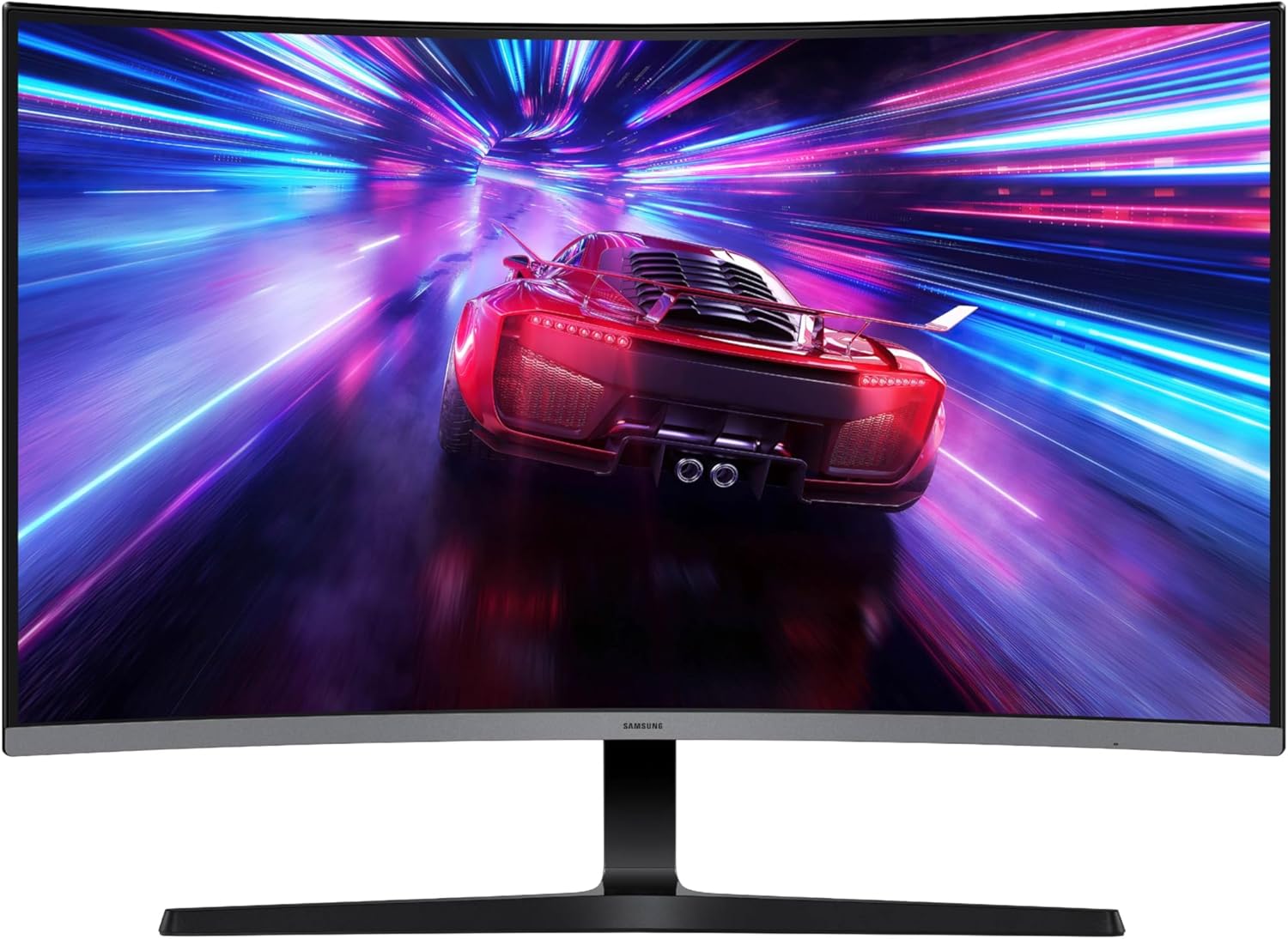 Samsung 32-inch S3 (S39GD) FHD 100Hz Curved Monitor, Game Mode, Eye Saver Mode, Multiple Connectivity with HDMI Port, Built-In Speakers, LS32D396GANXZA, 2025