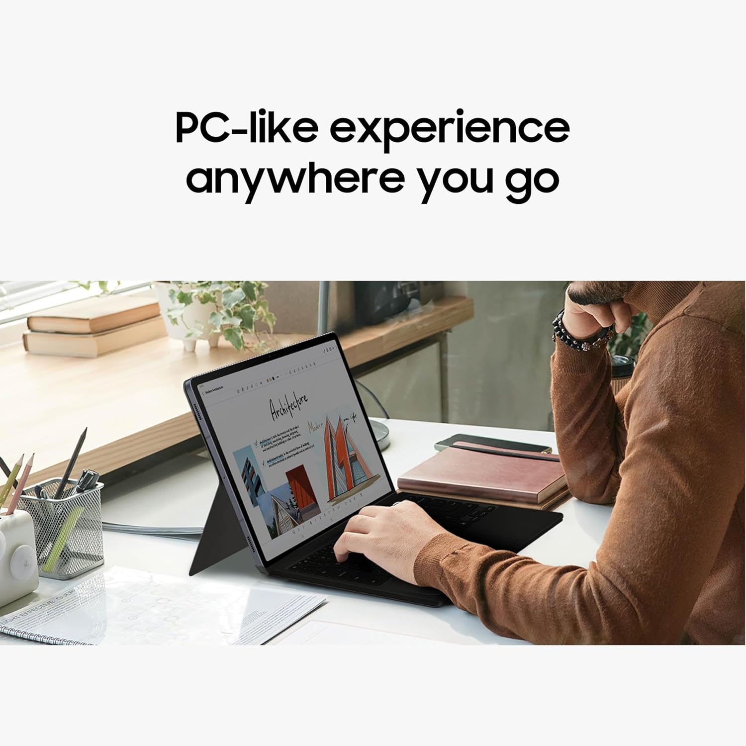 SAMSUNG Galaxy Tab S10+ Book Cover Keyboard AI Key, Detachable Platform, PC-Like Experience, Adjustable Viewing Angles, Wireless Keyboard Sharing, US Version, Black