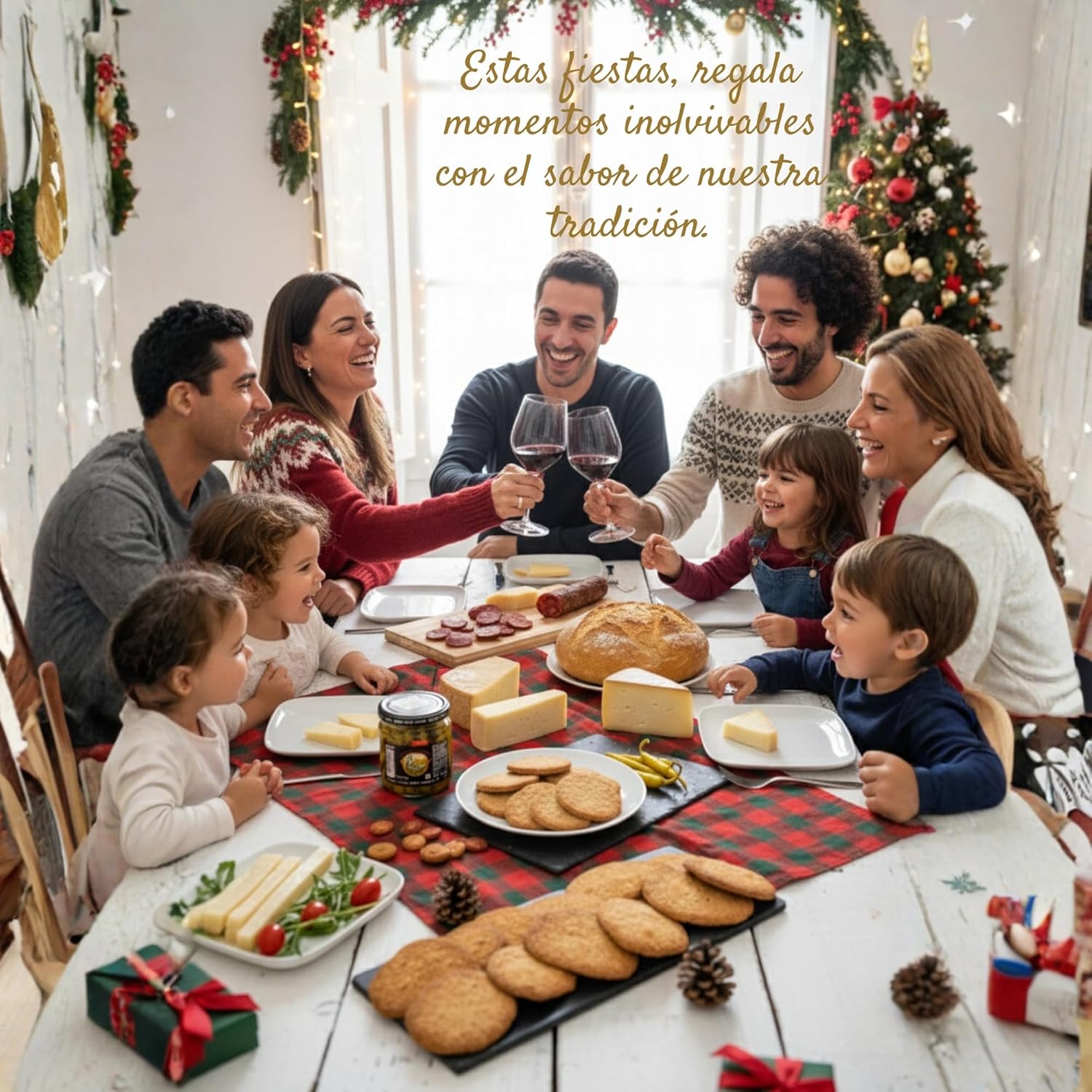 THE BASQUE gourmet Cesta de Natal presente de produtos de Euskal Herria – lote de Natal – queijo Idiazabal, paté, horizo, espargos de navarra, sidra basca, cesta gourmet para oferecer