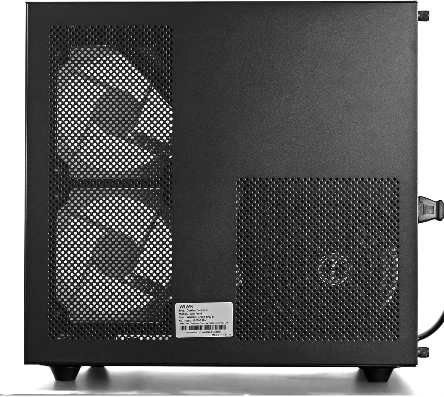 Gaming PC Desktop Ryzen 7 5700X, GeForce RTX 5060, 32G DDR4 RAM, 1TB NVME SSD, Prebuilt Tower Computer for Gaming, Home (Black)