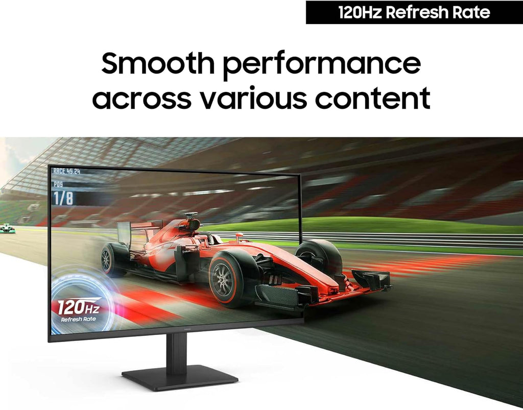 Samsung 27" S3 (S32GF) FHD High Resolution 120Hz Monitor with IPS Panel, Flicker Free, Eye Saver Mode, LS27F320GANXZA, 2025