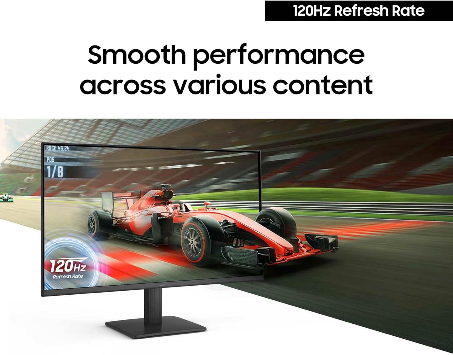 Samsung 27" S3 (S32GF) FHD High Resolution 120Hz Monitor with IPS Panel, Flicker Free, Eye Saver Mode, LS27F320GANXZA, 2025