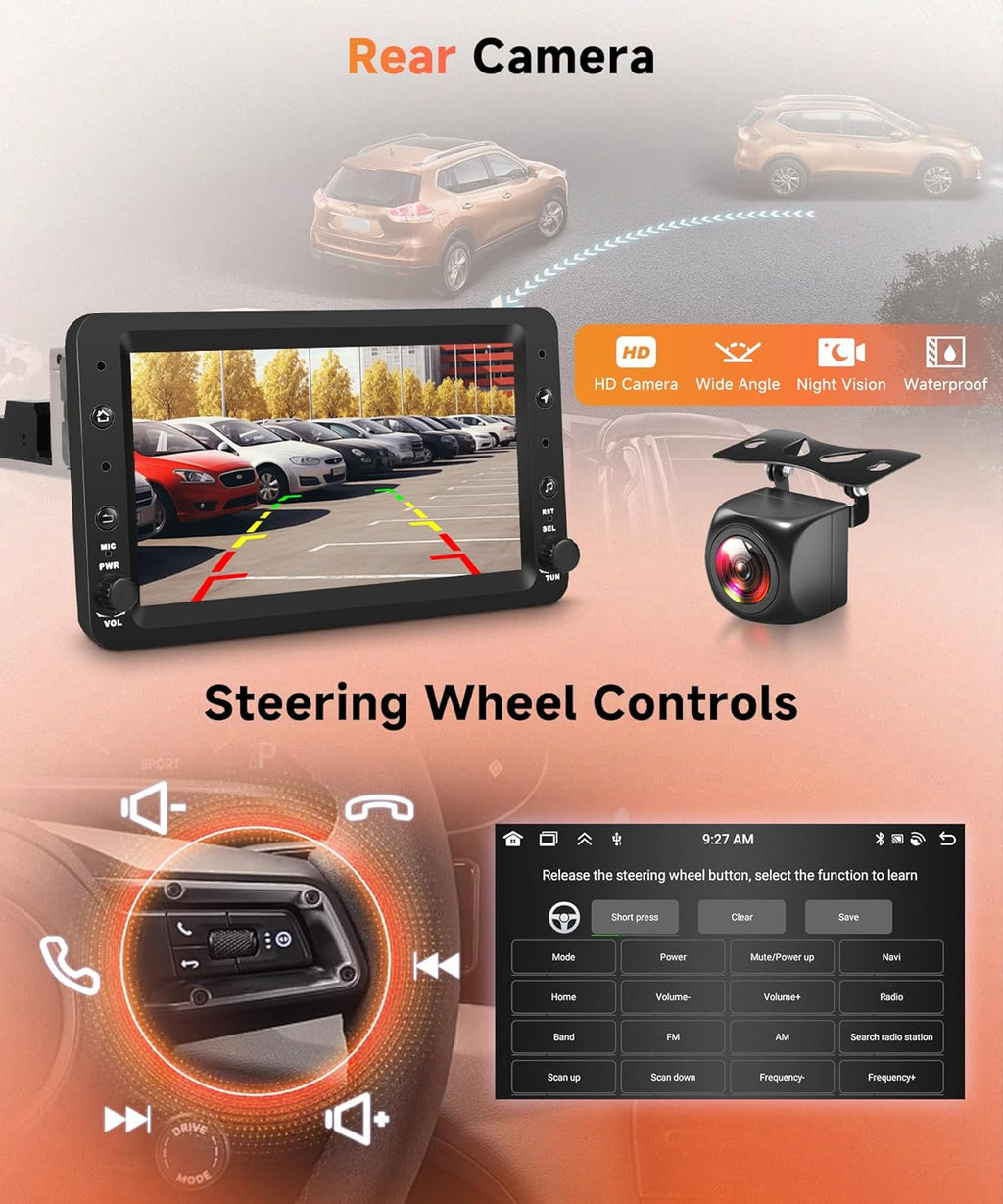 8Core 4G+64G Wireless Carplay Android Car Radio for Alfa Romeo 159 2004-2011 Brera Spider Sportwagon 7 Inch Car Radio with Android Auto GPS Navi WiFi Bluetooth FM/RDS DSP/SWC Rear Camera