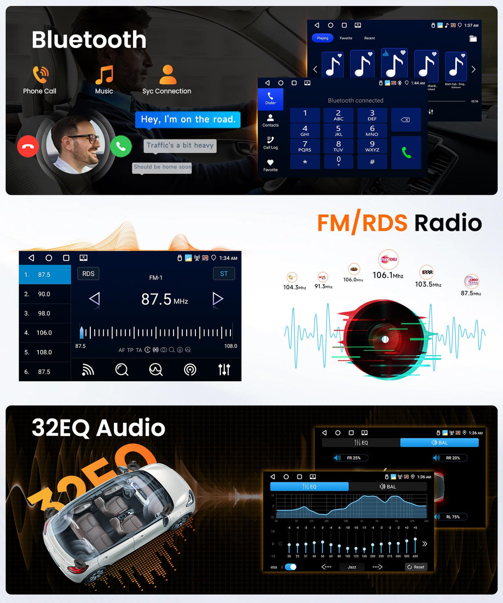 4G+64G Wireless Carplay Android Car Radio for Mercedes Benz S Class W220 VV220 1998-2005 9 Inch Radio with Android Auto GPS Navi WiFi Mirror Link Bluetooth FM/RDS/32 EQ/USB/SWC Rear Camera