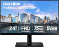 SAMSUNG FT45 Series 27-Inch FHD 1080p Computer Monitor, 75Hz, IPS Panel, HDMI, USB Hub, Height Adjustable Stand, 3 Yr WRNTY (LF27T450FQNXGO),Black