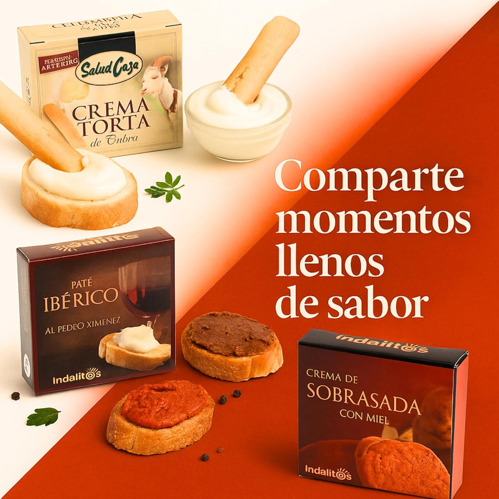 AF - Cesto gourmet para oferecer com vinho sensações de 75 cl, variedade de ibéricos, queijos cremes, OVE, patê de Pedro Ximenez, sobrasada e picos artesanais, cesta de Natal com presunto