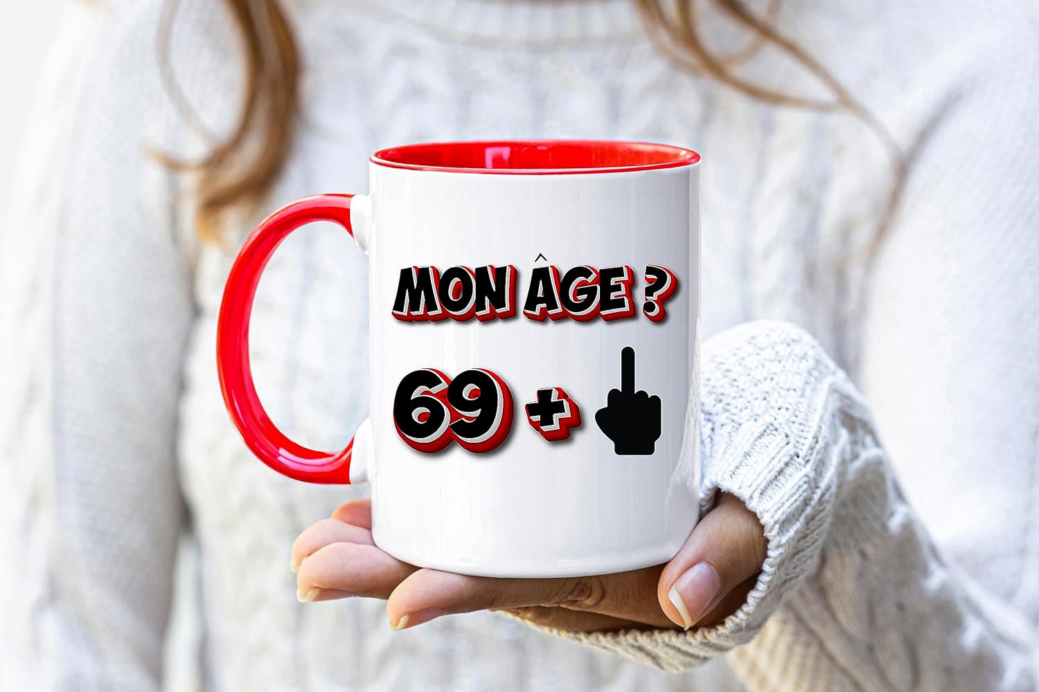 Jungle - Caneca de presente de aniversário de 70 anos Rigolo divertido para ele ou ela | Profanidade grossa | Caneca de presente | Homem mulher humor original (70)