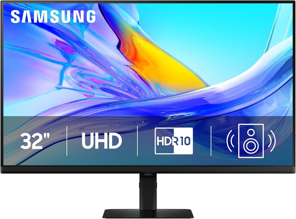 Samsung 32” ViewFinity S8 (S80UD) 4K UHD IPS HDR10 High Resolution Monitor, USB-C, Built-in Speakers, Ergonomic Stand, Built-in KVM Switch, Intelligent Eye Care, LS32D808UBNXGO, 2025