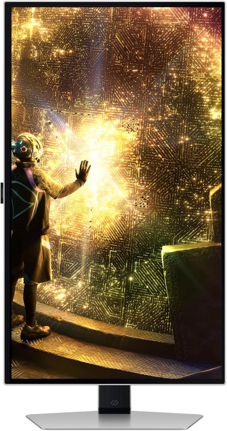 Samsung 27” Odyssey OLED G6 (G61SD) QHD & QD-OLED 240Hz 0.03ms FreeSync Premium Pro Gaming Monitor with Sleek Metal Design, 3 Year Warranty, US, LS27DG610SNXZA