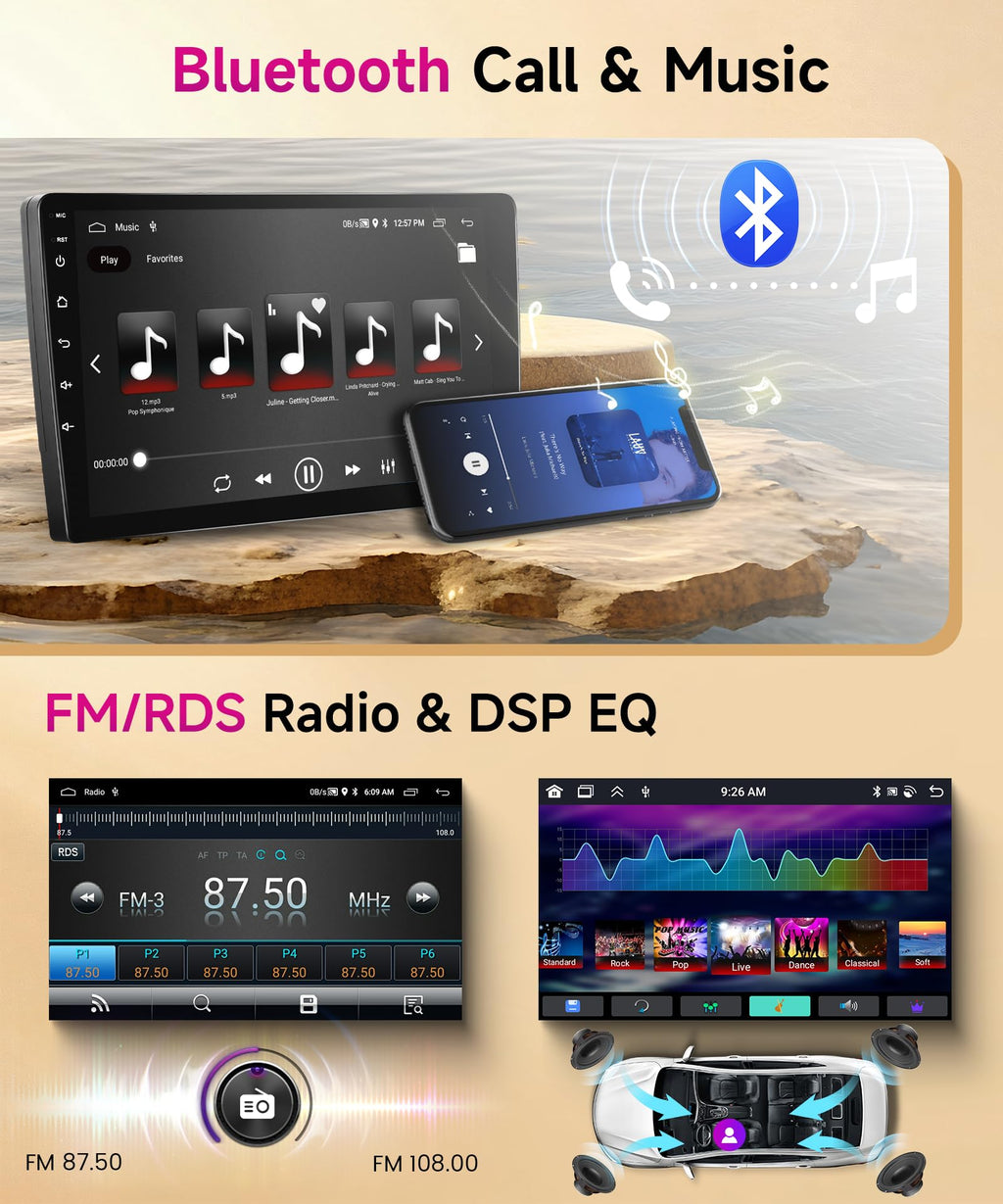 4G+64G Wireless Carplay Android Car Radio for Mercedes Benz S Class W220 VV220 1998-2005 9 Inch Radio with Android Auto GPS Navi WiFi Mirror Link Bluetooth FM/RDS/32 EQ/USB/SWC Rear Camera