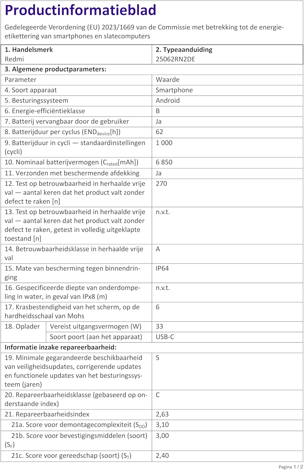 XIAOMI Redmi 15C Smartphone 4+128GB Pantalla de 6.9" 120Hz cámara IA de 50MP batería de 6000mAh Carga rápida de 33W procesador Octa-Core Negro(con Funda)