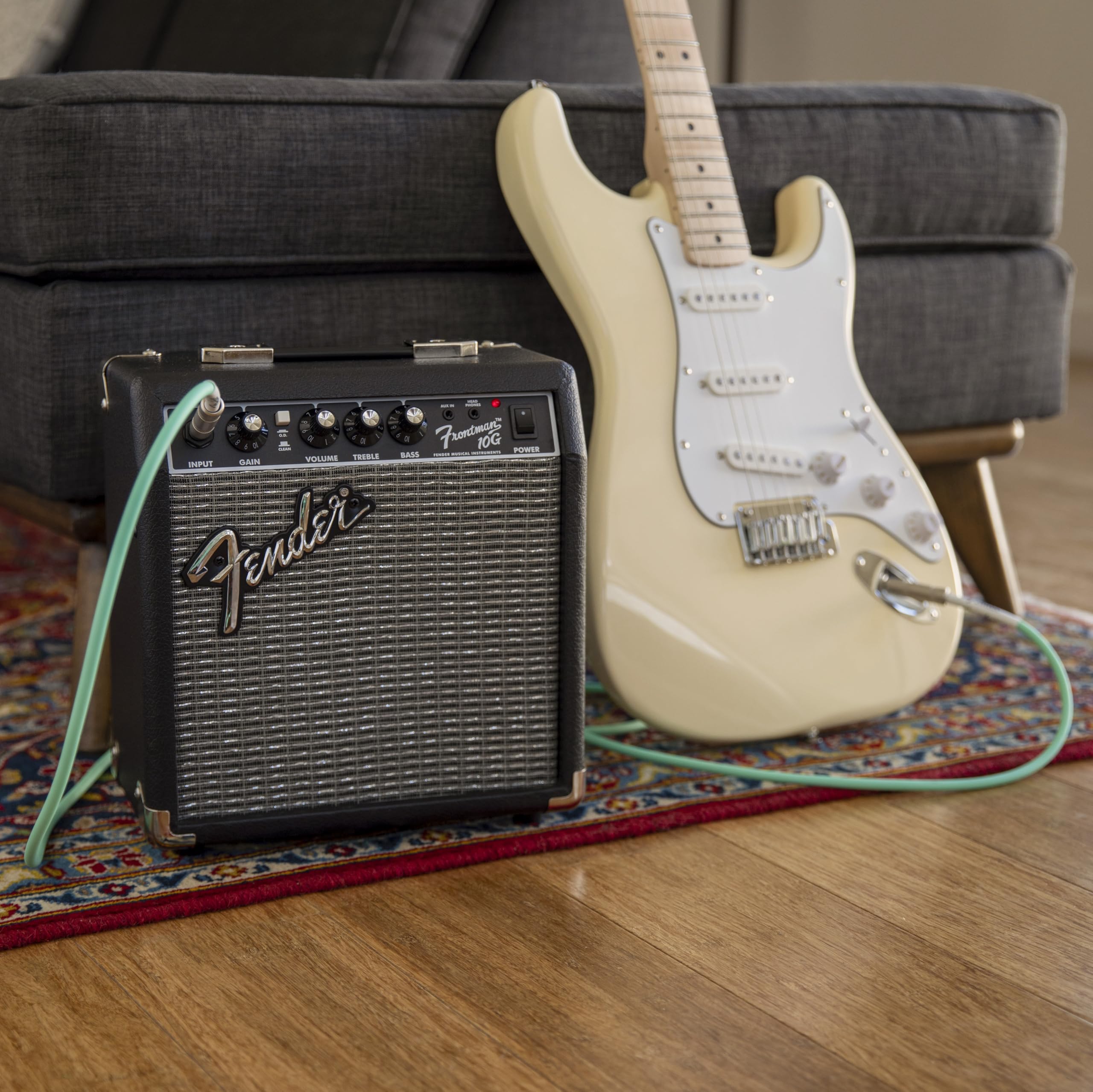 Fender Frontman 20G Combo Amplifier for Guitar, Wide Studio Ideal for Electric Guitar