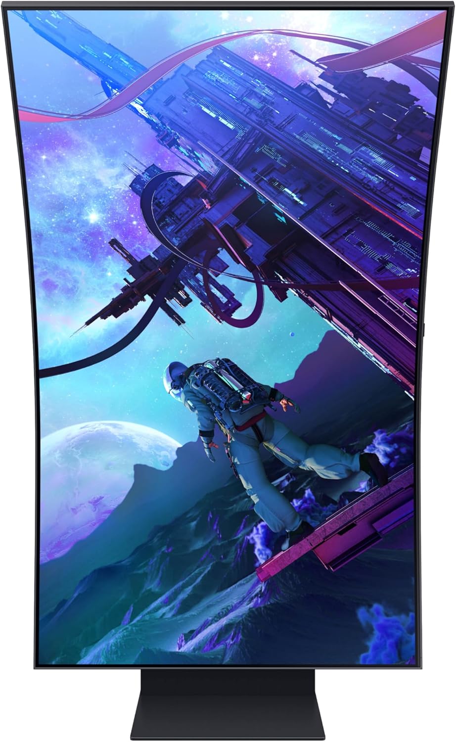 Samsung 55" Odyssey Ark 2nd Gen 4K UHD 1000R Curved Gaming Monitor, 165Hz, 1ms, 4 Input Multi View, Quantum Mini-LED, AMD FreeSync Premium Pro, HDR 10+, Height Adjustable Screen, LS55CG970NNXGO