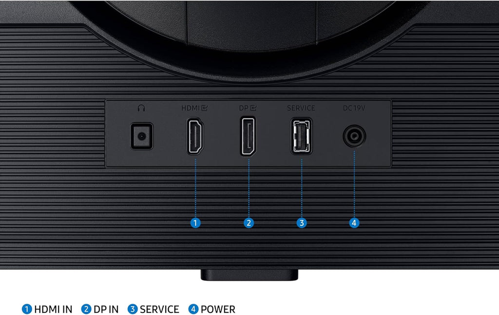 SAMSUNG 32-Inch Odyssey G50D Series QHD Fast IPS G-Sync Compatible Gaming Monitor, 1ms, VESA DisplayHDR 400, 180Hz, AMD FreeSync, Adjustable Stand, Eye Saver Mode, LS32DG502ENXZA, 2024