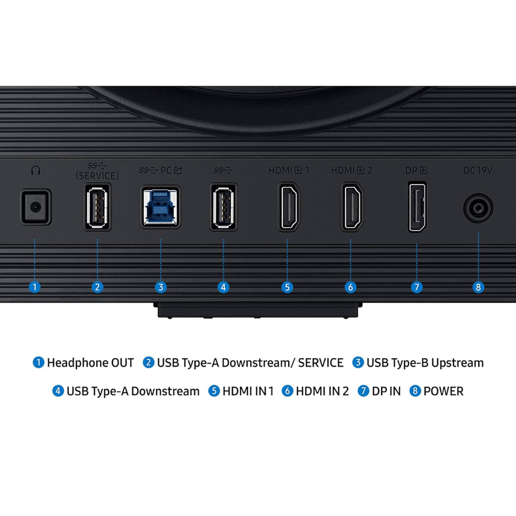 Samsung 27” Odyssey G7 G70F FHD Resolution Gaming Monitor, Fast IPS Dual Mode, 4K 180Hz Refresh Rate, NVIDIA G-Sync Compatible, AMD FreeSync™ Premium, Ergonomic Stand, LS27FG706ENXZA