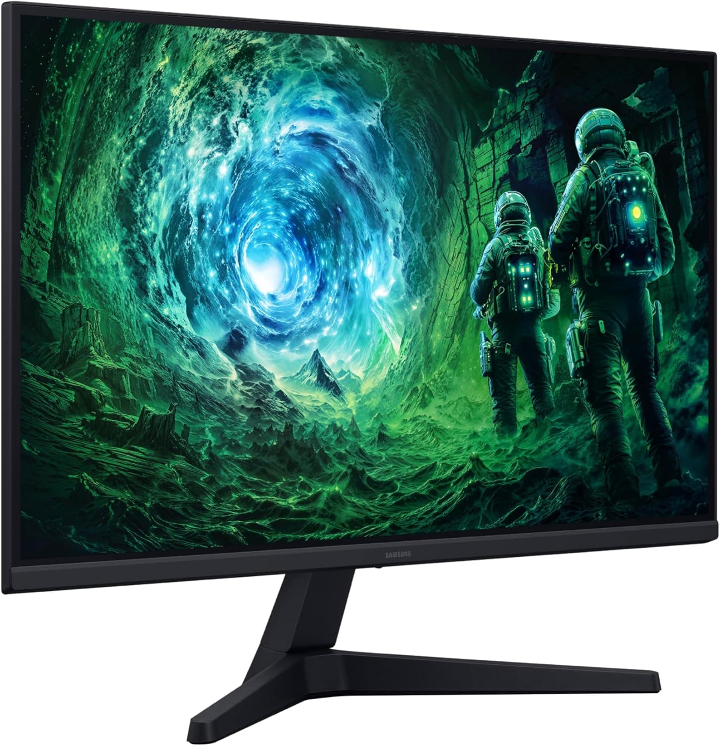 SAMSUNG 27” Odyssey G5 G53F QHD Resolution Gaming Monitor, HDR10, 200Hz Refresh Rate, IPS Panel, AMD FreeSync™ Premium, Black Equalizer, Auto Source Switch, LS27FG532ENXZA