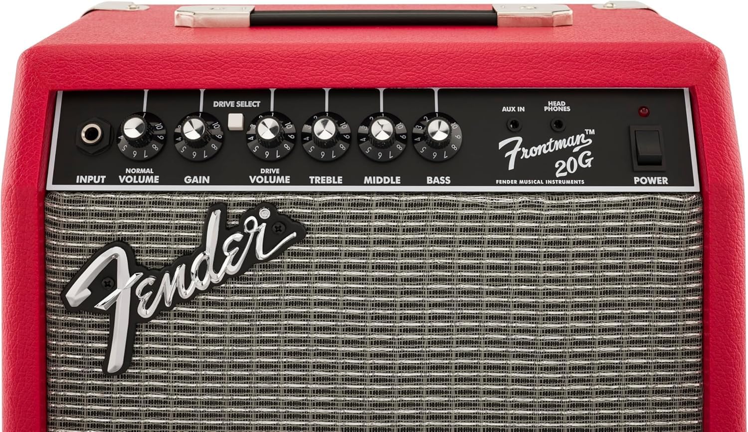 Fender Frontman 20G Combo Amplifier for Guitar, Wide Studio Ideal for Electric Guitar