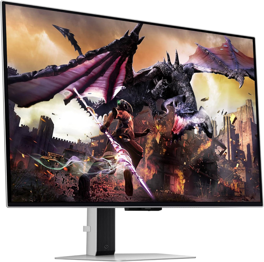 Samsung 32" Odyssey OLED G8 (G80SD) Series 4K UHD Smart Gaming Monitor w QD-OLED, 240Hz 0.03ms, G-Sync Compatible, Glare-Free Display, Sleek Metal Design, LS32DG800SNXZA, 3 Yr Warranty