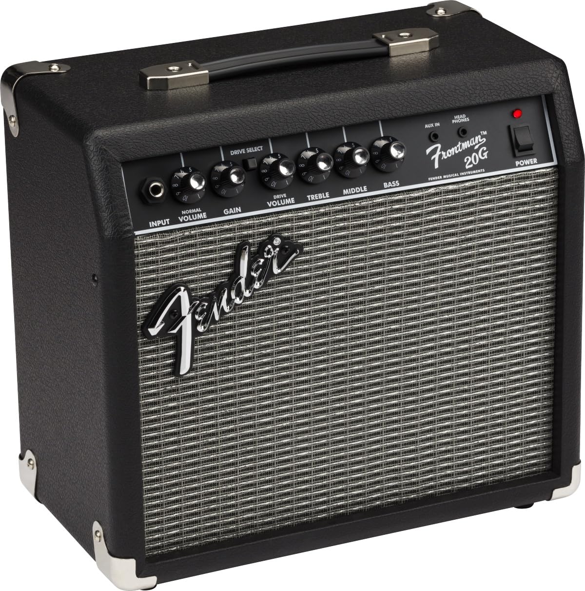 Fender Frontman 20G Combo Amplifier for Guitar, Wide Studio Ideal for Electric Guitar
