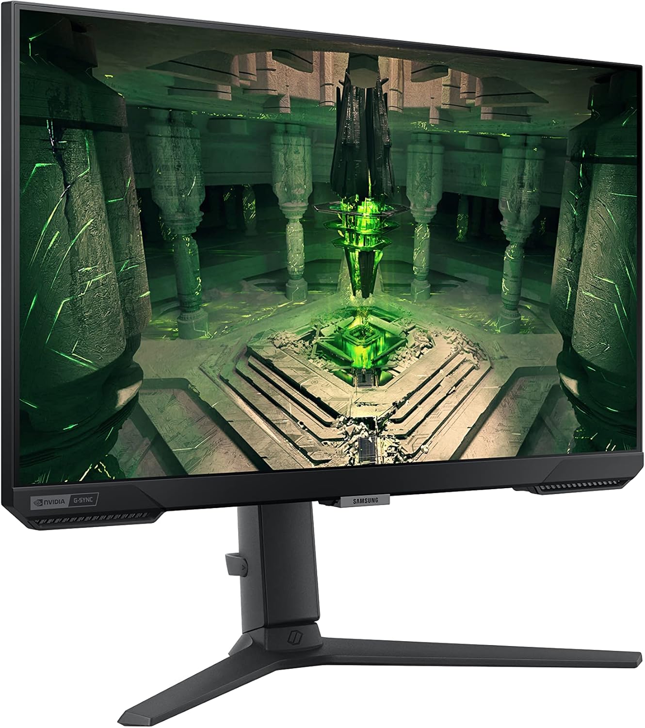 SAMSUNG 25" Odyssey G4 Series FHD Gaming Monitor, IPS, 240Hz, 1ms, G-Sync Compatible, AMD FreeSync Premium, HDR10, Ultrawide Game View, DisplayPort, HDMI, Fully Adjustable Stand, LS25BG402ENXGO