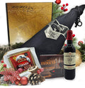 Cesto Gourmet para oferecer M | Perfeita como presente cesta de Natal para empresas, presunto ibérico de isca vinho tempranillo creme de morcela e creme de sobretudo par par PX pack polvones e balões