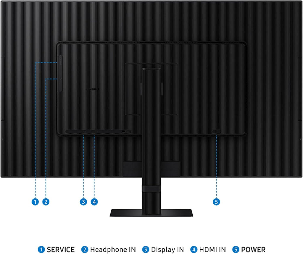 Samsung 32" ViewFinity S7 (S70D) 4K UHD IPS HDR10 High Resolution Monitor, HDMI & DP Port, TUV-Certified, 2025, LS32D700EBNXGO
