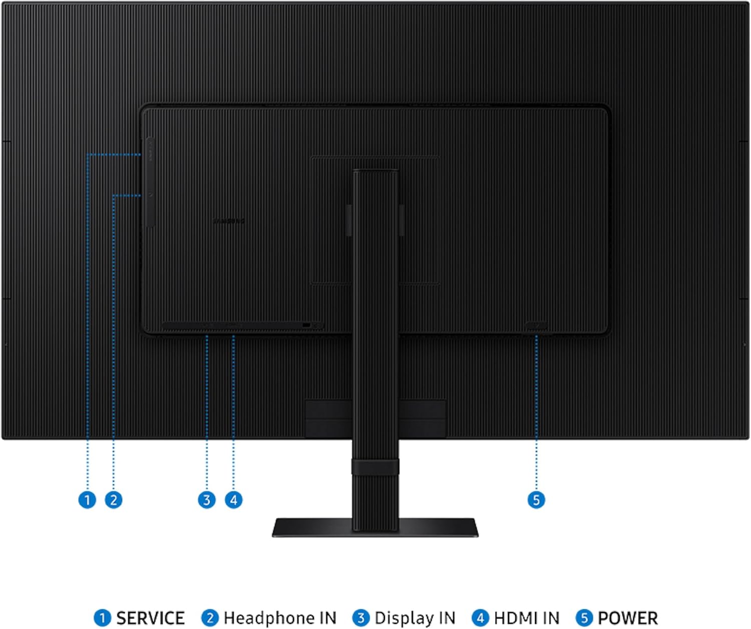 Samsung 32" ViewFinity S7 (S70D) 4K UHD IPS HDR10 High Resolution Monitor, HDMI & DP Port, TUV-Certified, 2025, LS32D700EBNXGO