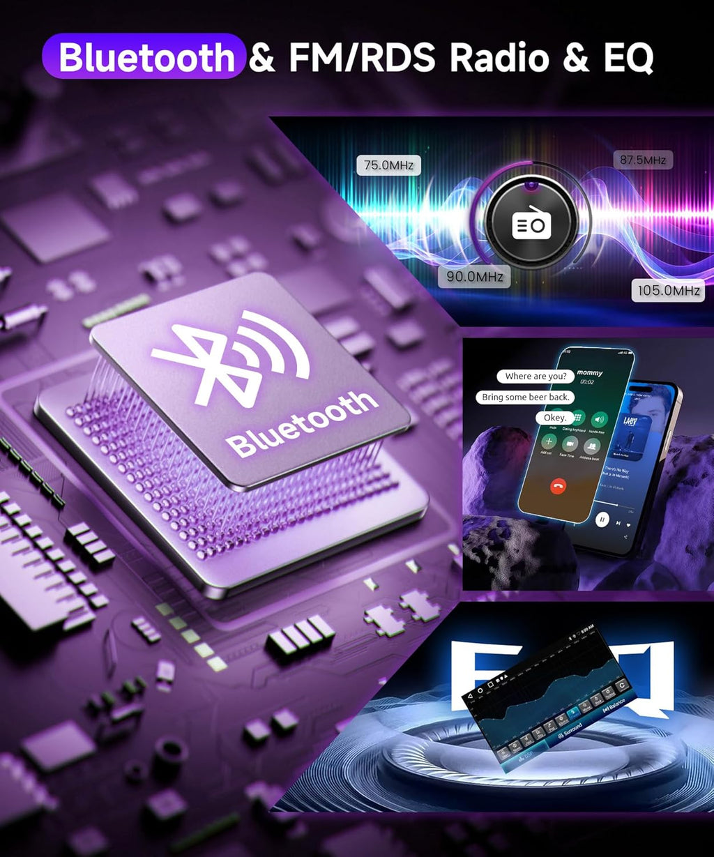 2G+64G Carplay Android Car Radio for Audi A6 C5 1997-2004 S6 1999-2004 RS6 2002-2006 9 Inch Car Radio with Android Auto GPS Navi WiFi Mirror Link Bluetooth FM/RDS EQ/USB/SWC Rear Camera