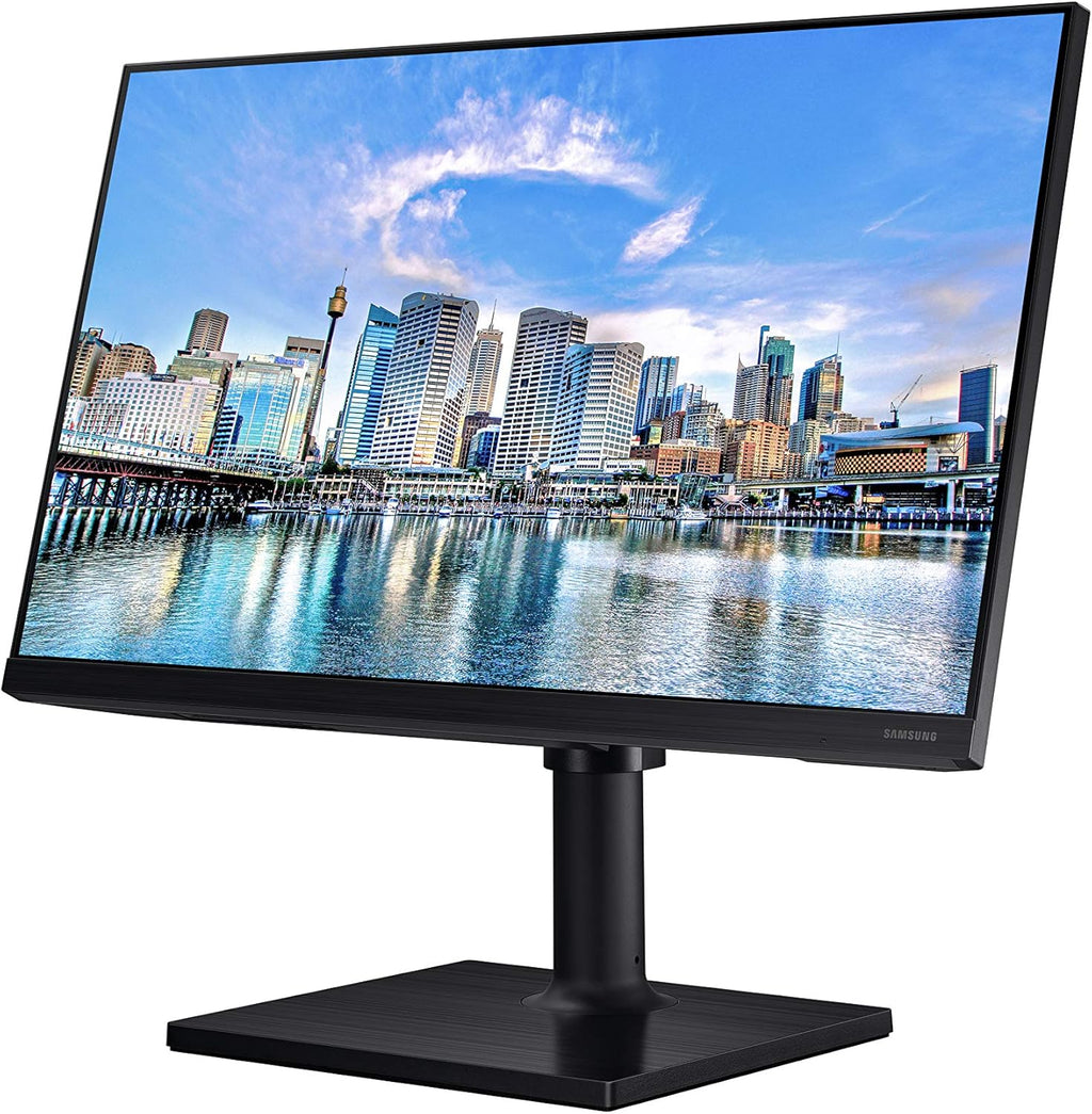 SAMSUNG FT45 Series 27-Inch FHD 1080p Computer Monitor, 75Hz, IPS Panel, HDMI, USB Hub, Height Adjustable Stand, 3 Yr WRNTY (LF27T450FQNXGO),Black