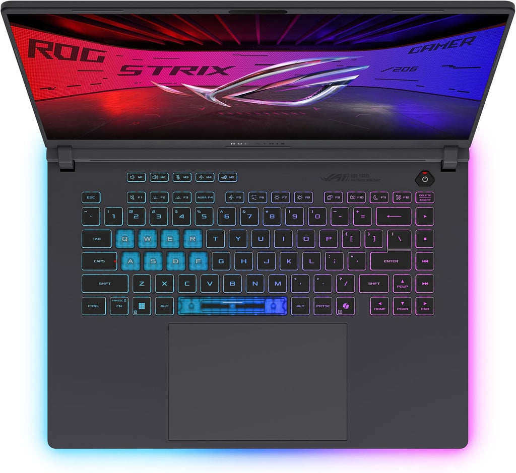 ASUS ROG Strix G16 (2025) Gaming Laptop, 16” FHD+ 16:10 165Hz/3ms Display, NVIDIA® GeForce RTX™ 5060 Laptop GPU, Intel® Core™ i7 Processor 14650HX, 16GB DDR5, 1TB Gen 4 SSD, Wi-Fi 7, Windows 11 Home