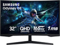 Samsung 27-Inch Odyssey G55C Series QHD 1000R Curved Gaming Monitor, 1ms(MPRT), HDR10, 165Hz, AMD Radeon FreeSync, Eye Care, LS27CG552ENXZA