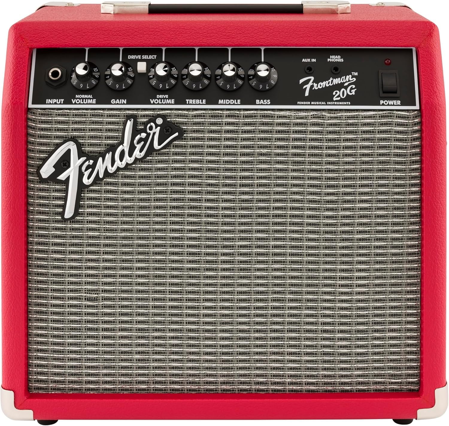 Fender Frontman 20G Combo Amplifier for Guitar, Wide Studio Ideal for Electric Guitar