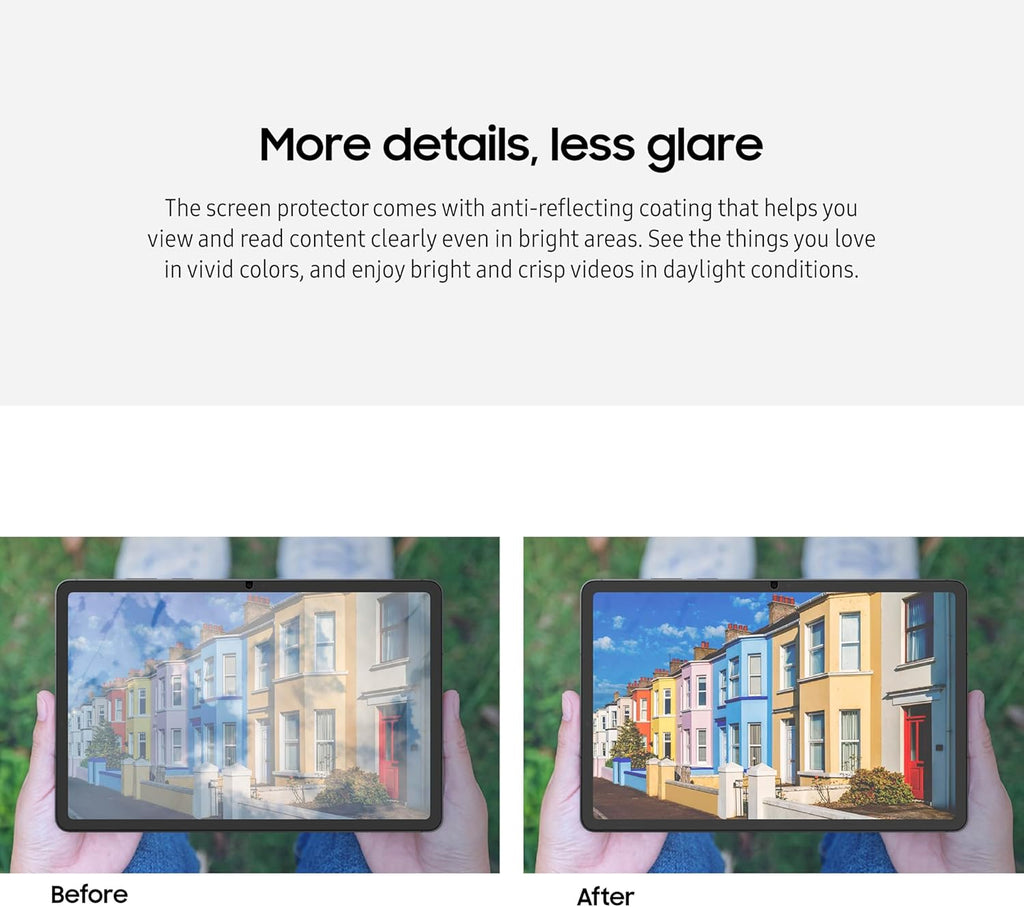 SAMSUNG Galaxy Tab S11 Anti-Reflecting Screen Protector, Easy to Attach, Durable and Responsive, US Version, Transparent