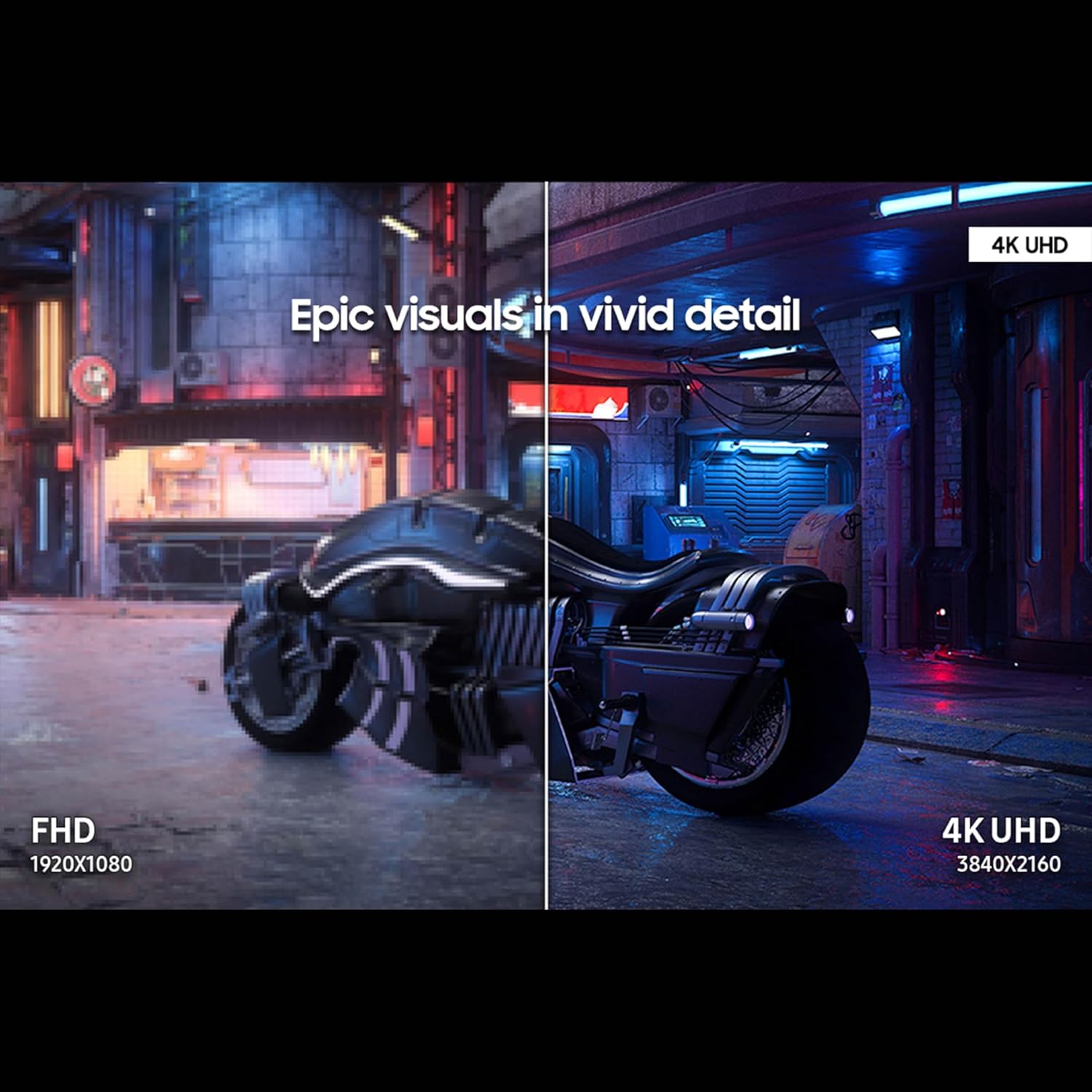 Samsung 32” Odyssey G7 (G70D) 4K UHD IPS 144Hz 1ms(GtG) Smart Gaming Monitor, G-Sync Compatible, AMD Freesync Premium, Vivid Colors, Adjustable Stand, Black Equalizer, LS32DG702ENXZA