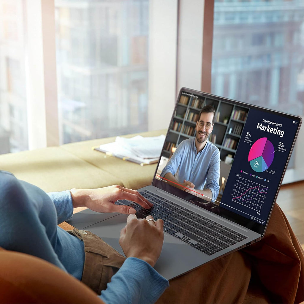 Samsung 16" Galaxy Book4 Pro Laptop PC Computer, Intel Core 7 Ultra Processor 1TB, 3K AMOLED (2880 x 1800) Touchscreen, Advanced Security, 2024 Model, NP960XGK-KG1US, Moonstone Gray