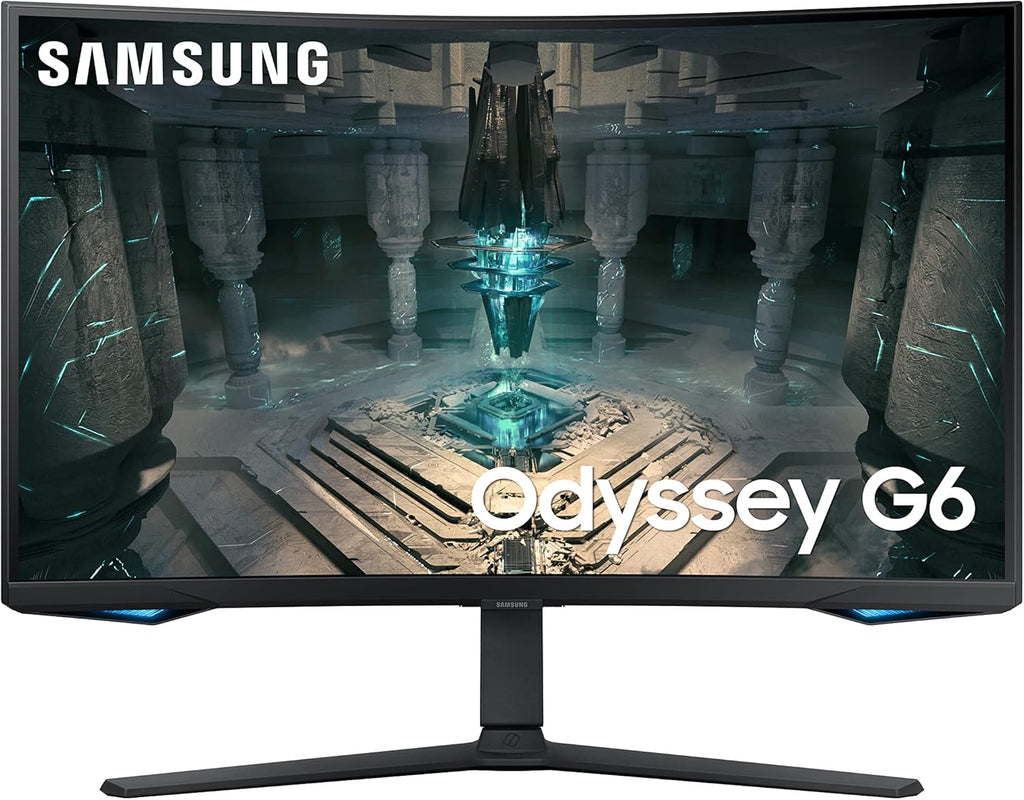 Samsung 32" Odyssey QHD G65B Curved Gaming Monitor, 240Hz, 1ms (GTG), HDR 600, Gaming Hub, 1000R, AMD FreeSync Premium Pro, LS32BG652ENXGO