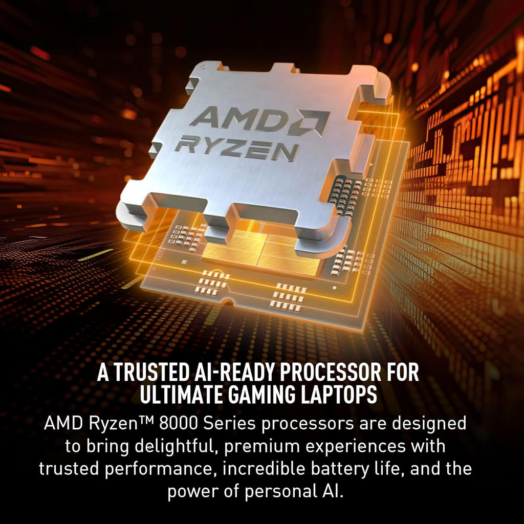 MSI Katana A15 AI Gaming Laptop 15.6” QHD 165Hz – Ryzen 9-8945HS, RTX 4070, 32GB DDR5, 1TB SSD, Cooler Boost 5, Windows 11: Black B8VG-450US