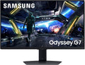 Samsung 27” Odyssey G7 (G70D) 4K UHD IPS 144Hz 1ms(GtG) Smart Gaming Monitor, G-Sync Compatible, AMD Freesync Premium, Vivid Colors, Adjustable Stand, Black Equalizer, LS27DG702ENXZA