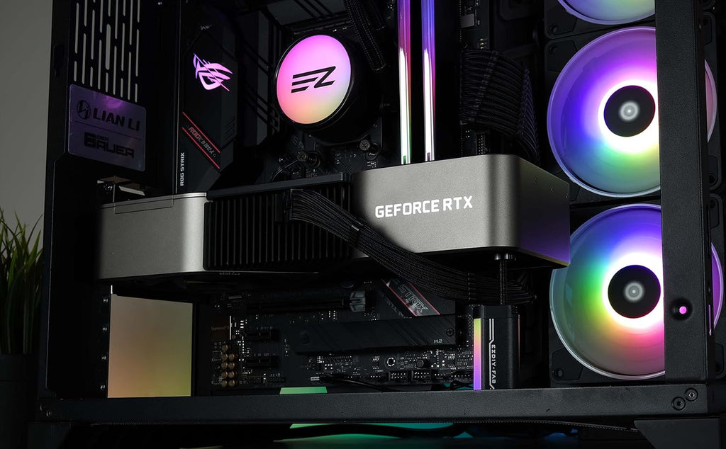 EZDIY-FAB Suporte de suporte de GPU, 5 V 3 PIN ARGB placa gráfica GPU brace suporte altura ajustável, suporte de Sag/capa para cartão de vídeo