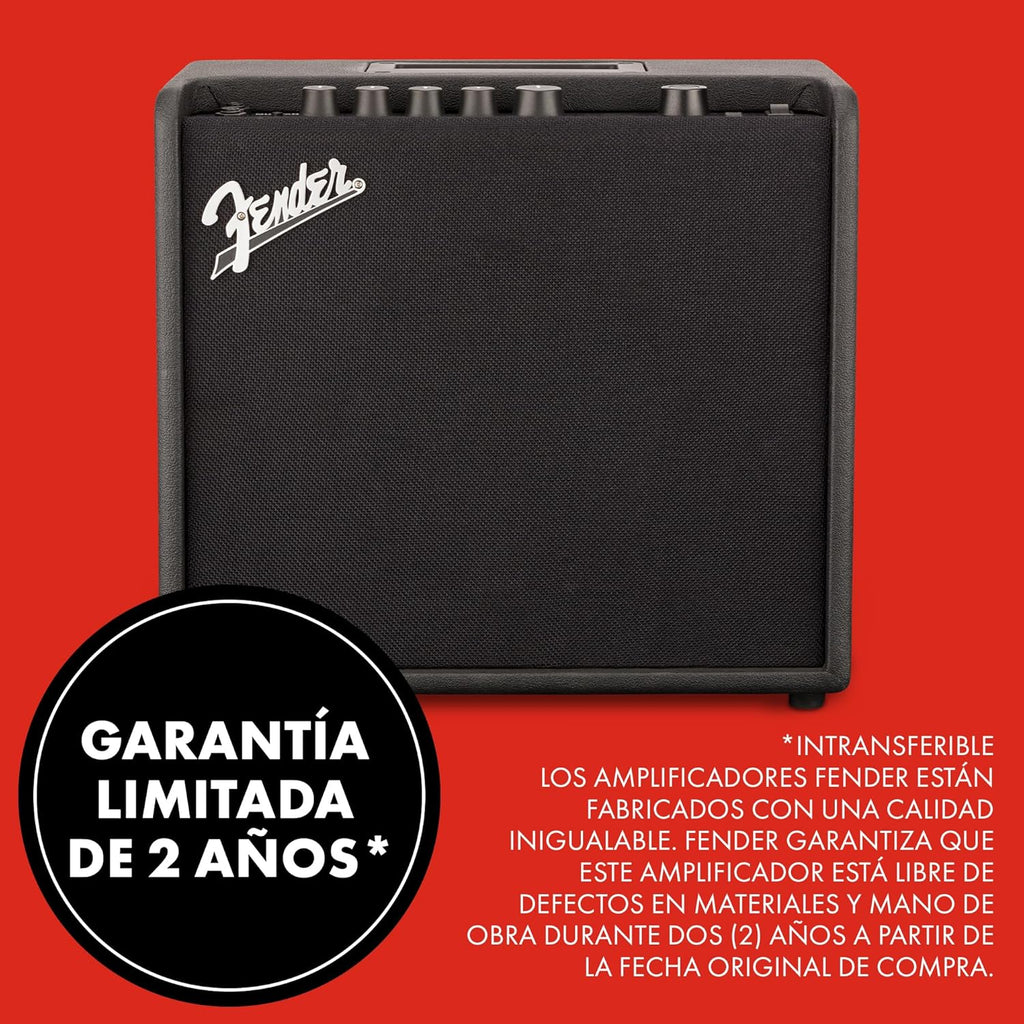 Fender Mustang LT 25, amplificador combinado para guitarra elétrica, preto