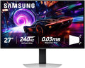 SAMSUNG 27-inch Odyssey QD-OLED G8 (G81SF), 4K, 240Hz, Gaming Monitor, 0.03ms Response Time, DisplayHDR True Black 400, AMD FreeSync™ Premium Pro, Ergonomic Stand, LS27FG810SNXZA, 2025