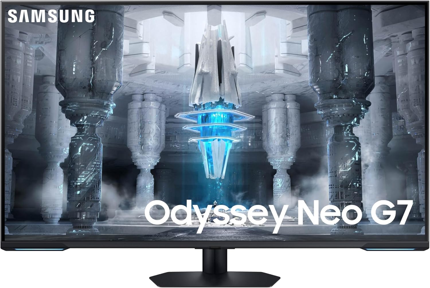 SAMSUNG 43" Odyssey Neo G7 Series 4K UHD Smart Gaming Monitor, 144Hz, 1ms, VESA Display HDR600, Quantum Matrix Technology, AMD FreeSync Premium Pro, LS43CG702NNXZA, Black